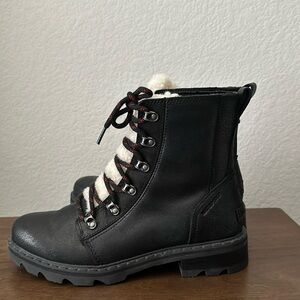 Sorel Lennox Lace Cozy Suede Waterproof Boots